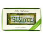 Slainte Rectangular Stained Glass Panel