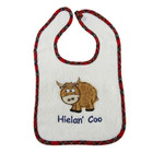 Scottish Highland Cow Baby Bib