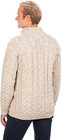 Men's Aran Quarter Zip Merino Sweater