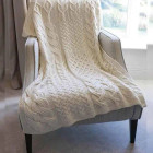 Patchwork SuperSoft Merino Wool Knit Throw 42" x 64"