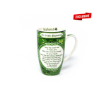 Irish Blessing Mug - Shamrock Garden