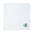 Green Embroidered Shamrock Handkerchiefs