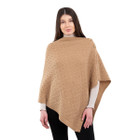 Luxurious Knit Lambswool Poncho LS110 - 907 Camel