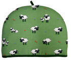 Fluffy Flock Green, Quilted Tea Cozy