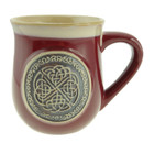 Celtic Designed Stoneware Coffee Mug