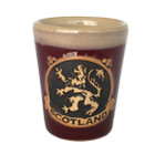 Lion Rampant Scottish Stoneware Shot Glass