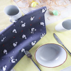 Fluffy Flock Grey - Cotton Tea Towel
