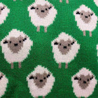 Green All-Over Sheep Kids Knit Jumper