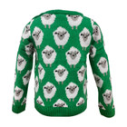 Green All-Over Sheep Kids Knit Jumper