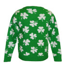 Green & Cream Shamrock Kids Knit Jumper