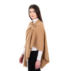 Lambswool Draped Shawl LLS105 Camel Color SAOL Dublin Gift Shop