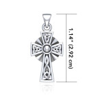Sterling Silver Irish Trinity Cross Pendant DGC