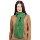 Aran Loop Scarf ML196 105	Green DGC