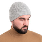 Mens Ribbed Knit Hat AWM312 + AWM313