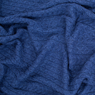 Honeycomb King Throw MT124 - 106 Marl Blue