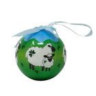 Shamrock Sheep Christmas Bauble