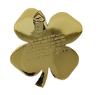 Gold Plated Irish Clover Wall Hanging