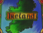 Map of Ireland Stained Mirror Coaster