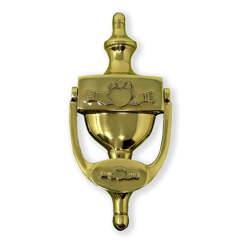 Brass Claddagh Door Knocker Irish Door Knockers Dublin Gift