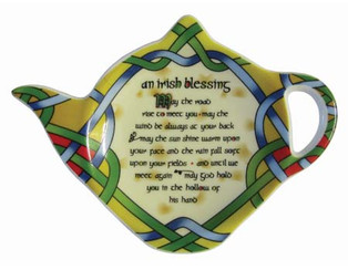 Irish Blessing Teabag Holder CL-73-19 Dublin Gift Shop