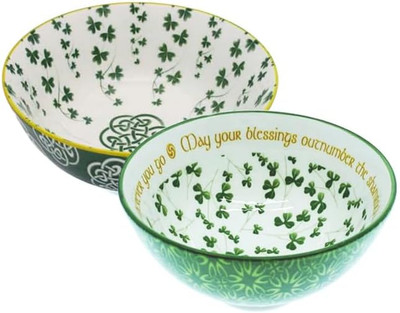 Irish Designed Ceramic Bowls - Set of 2 Dublin Gift Company