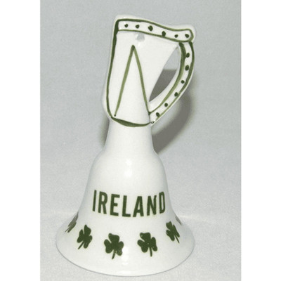 Ceramic Irish Harp Bell