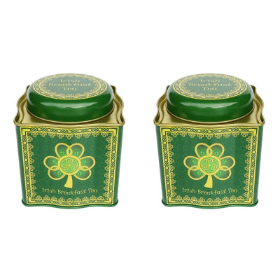 Shamrock Spiral 50 Tea bags tin