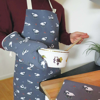 Fluffy Flock Cotton Apron