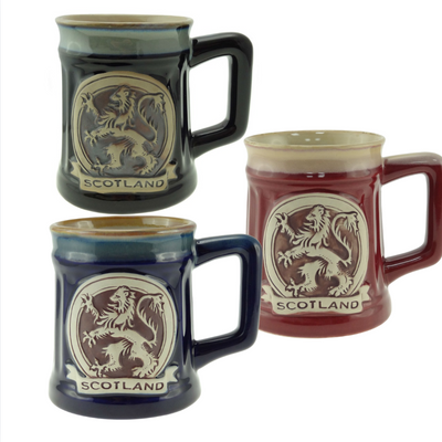 Scottish Lion Rampant Stoneware Mug - Heritage Design