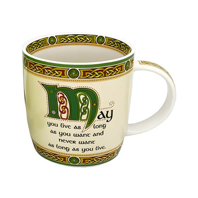 Irish Blessing Bone China Coffee Mug