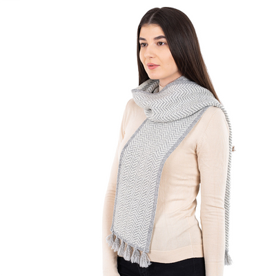 Herringbone Scarf	AWL159 - 303 Grey DGC