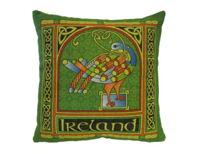 Celtic Peacock Large Cushion Cover