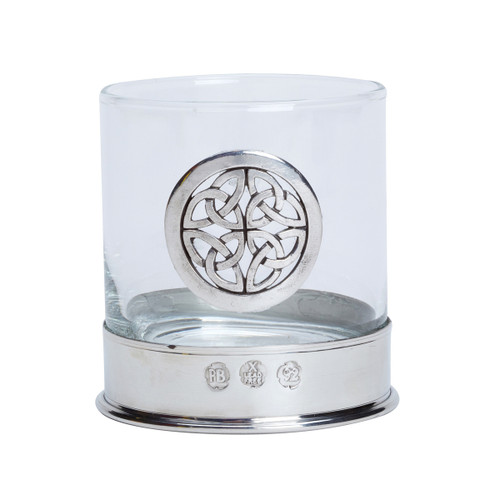 Pewter Celtic Knot Whiskey Glass