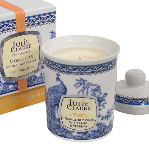 Orange Blossom, Wild Lime & Verbena Celtic Peacock Candle