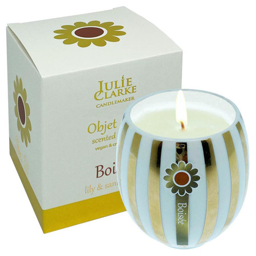 Reusable Irish Porcelain Candle - Lily & Sandalwood