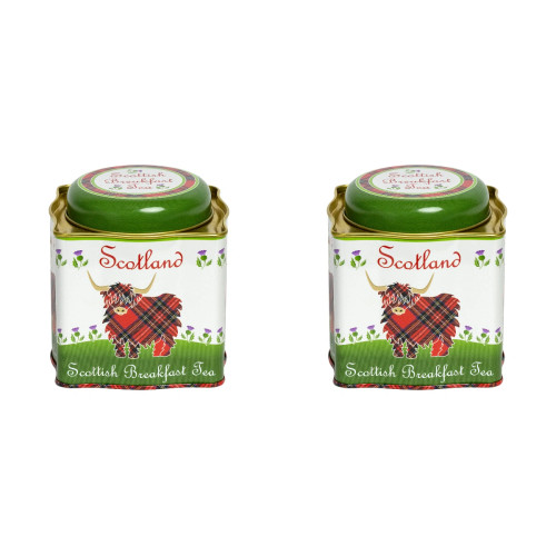 Scottish Breakfast-Highland Cow tin 50 tea bags
