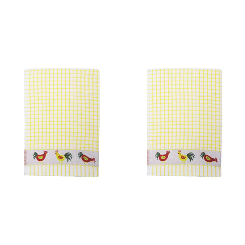 Poli Dri Jacquard Chickens Tea Towel