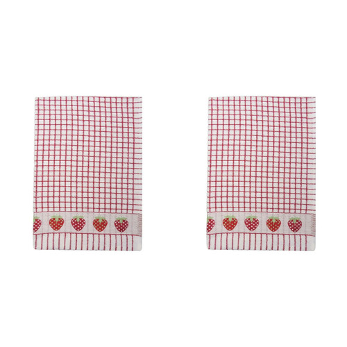 Samuel Lamont Poli Dri Jacquard Strawberry Tea Towel