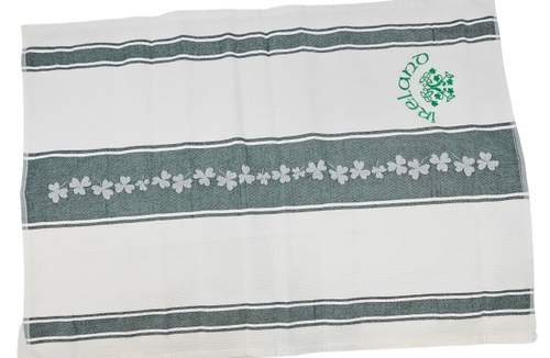 Samuel Lamont Bespoke Embroidered Waffle Towel Tree of Life and Ireland