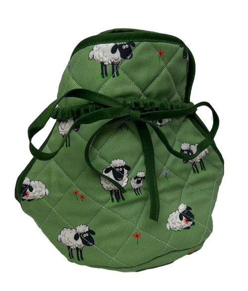 Fluffy Flock Muff Cozy - Shamrock Green