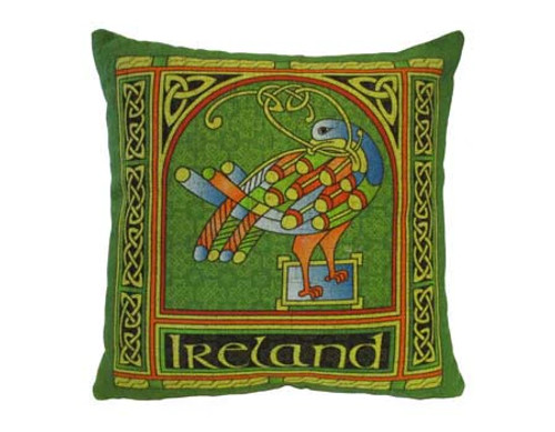 Small Celtic Peacock Cushion Cover