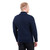 Mens Cable Shawl-Collar Cardigan MM904 Navy Blue Dublin Gift Shop  Back View