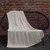Celtic Cable Knit Throw AWT313 Natural Dublin Gift Shop