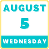 WEDNESDAY, AUGUST 5  | CITY PARK, WESTMINSTER REC INDOOR WATER PARK, WASH PARK