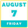FRIDAY, AUGUST 7  | SCOTT CARPENTER PLAYGROUND AND WATER PARK, CHAUTAUQUA PARK