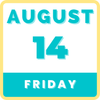 FRIDAY, AUGUST 14 | CITY PARK, APEX INDOOR WATER PARK, WASH PARK
