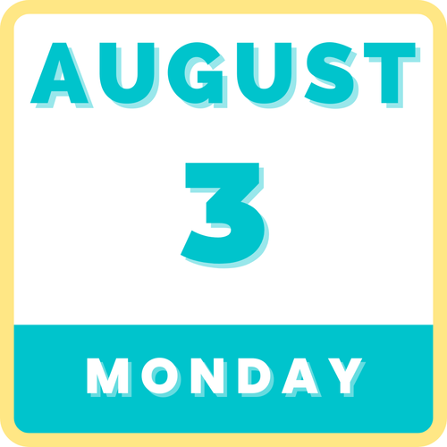 MONDAY, AUGUST 3 | SODA LAKE, ART MUSEUM, WASH PARK