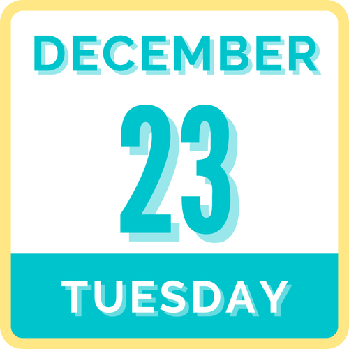 TUES, DEC 23 | 9AM-3PM | CTY PARK, APEX WATER PARK, ART MUSEUM