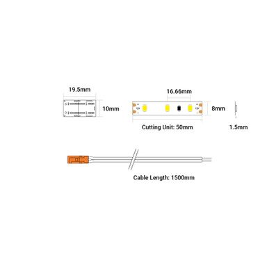 Syndeo by Tagra | Plug & Play | LED Strip Light Kit | 60 LEDs p/m | 12V | IP20 | 4.8W/m | 5M Kit - Dims_SKIT-2835605__61171__49350.jpg