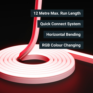 Tagra | Quick Connect LED Neon Flex | Horizontal 15 | 15x26mm | RGB | 24V | IP65 | 12Wp/m | 50M Reel - NEONTOP1526-RGB-COIL.jpg